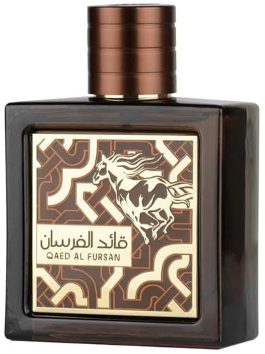 Lattafa Qaed Al Fursan Untamed Perfume, Oriental Spicy Fragrance with Nutmeg, Cardamom, Amber