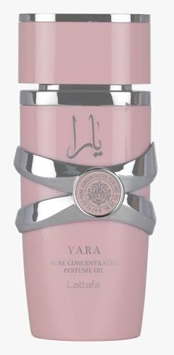 Lattafa Yara â€“ Floral, Gourmand, Fruity, Musky â€“ Pure Concentrated Perfume Oil Long-Lasting Fragrance for Women, 0.67 Ounce / 20 ml