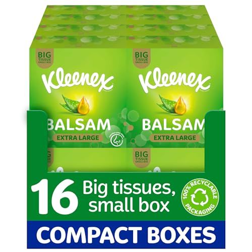 Kleenex® Balsam Extra Large Tissues - Single Compact Box
