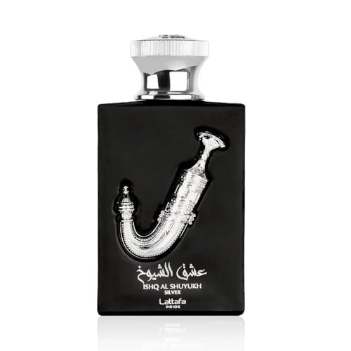 Pride Ishq Al Shuyukh Silver by Lattafa for Unisex - 3.4 oz EDP Spray