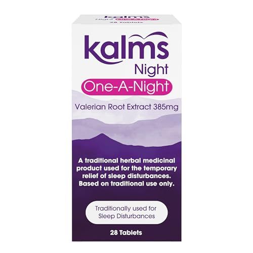 Kalms Night One-a-Night 28 Tablets - Traditional Herbal Medicinal Product Used for The Temporary Relief of Sleep Disturbances.