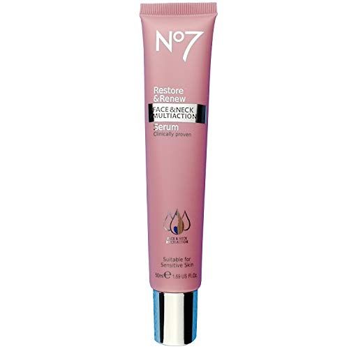 No7 Restore & Renew Face And Neck Multi Action Serum 50 Milliliter