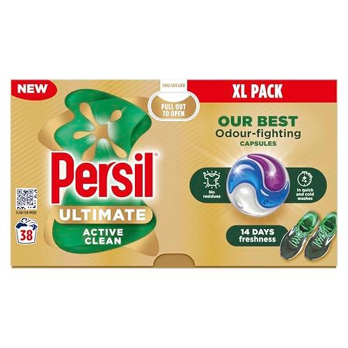 Persil Ultimate Active Clean Washing Capsules laundry