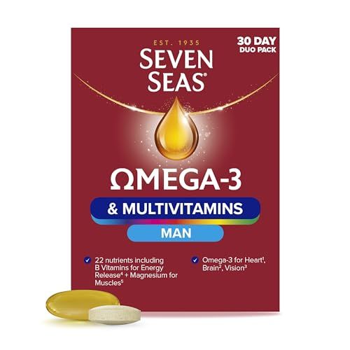 Seven Seas Omega-3 and Multivitamins Man, with B Vitamins and Magnesium