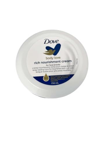 Dove Cream Rich Nourishing Body Cream 250ml – Deep Moisturising Body Cream for Soft & Smooth Skin