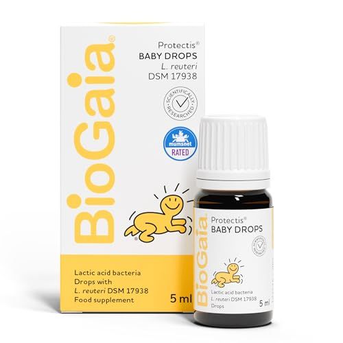 BioGaia Protectis Baby Drops | Probiotic Supplement for Newborns, Babies & Infants | Daily Digestive Support with ï»¿100 Million Live L. Reuteri Probiotics | Features LongevityGuard
