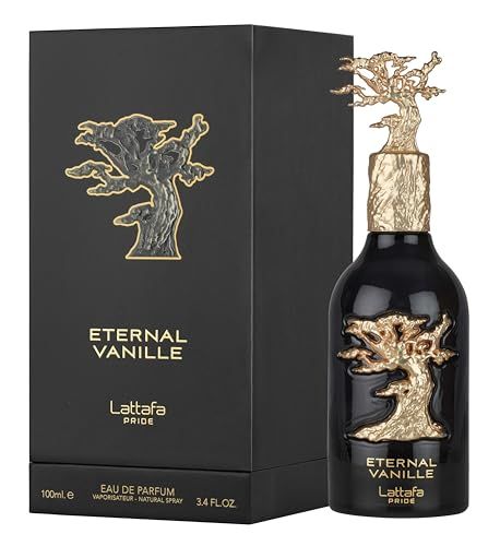 Eternal Vanille Eau de Parfum 100ml by Lattafa Pride – Unisex Gourmand Vanilla Perfume with Blackberry, Cocoa, Coconut & Tonka Bean
