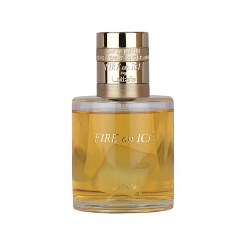 Lattafa Fire On Ice 110ml Eau de Parfum Unisex Perfume | Bold Black Raspberry Frozen Rose Oakwood & Ambroxan | Long-Lasting Scent for Men & Women