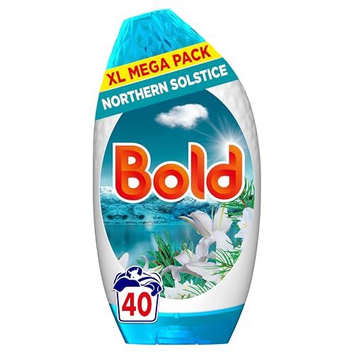 Bold Northern Solstice Washing Liquid Gel Laundry Detergent 40 Washes 1.32L, Outdoor Freshness That Lasts And Lasts