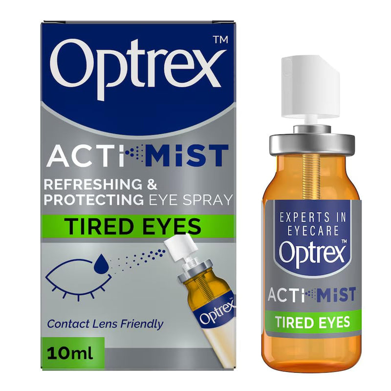 Optrex Actimist 10 ml Eye Spray - Relieves Tired, Strained, Dry Eyes, Reduces Moisture Loss, Provides Fast Cooling and Long-Lasting Relief for Irritations & Inflammations