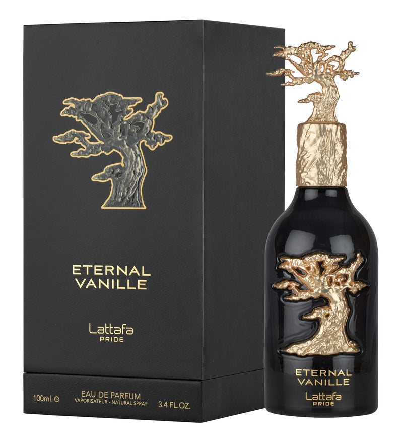Eternal Vanille Eau de Parfum 100ml by Lattafa Pride – Unisex Gourmand Vanilla Perfume with Blackberry, Cocoa, Coconut & Tonka Bean