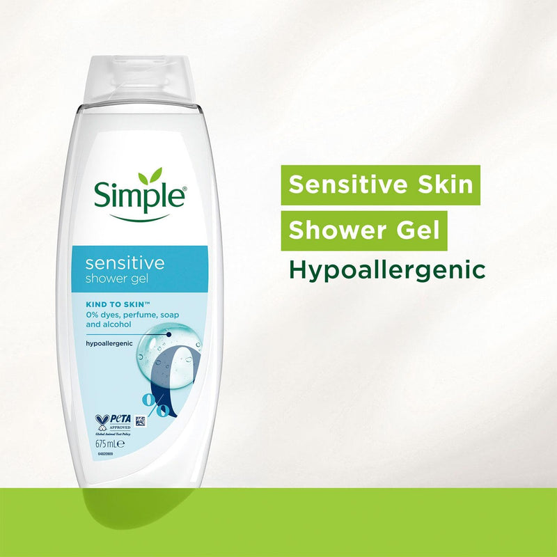 Simple Shower Gel Sensitive 675ml