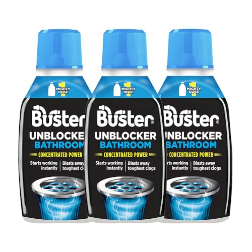 Buster Bathroom Drain Unblocker (Pack of 3 x 300ml)