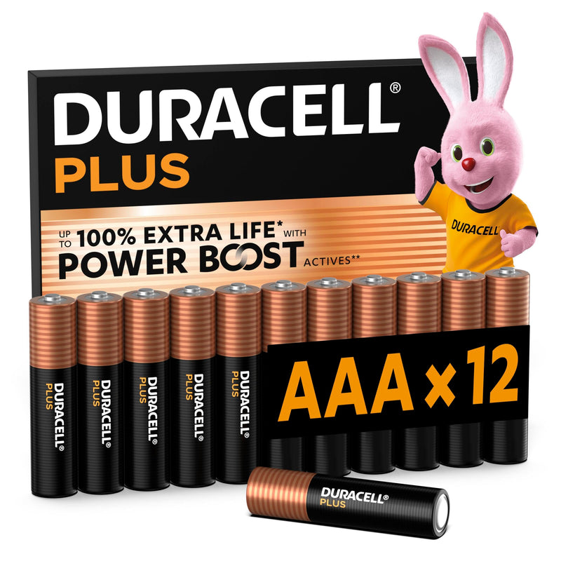 Duracell Plus Power DUR019058 AAA Batteries Pack of 24