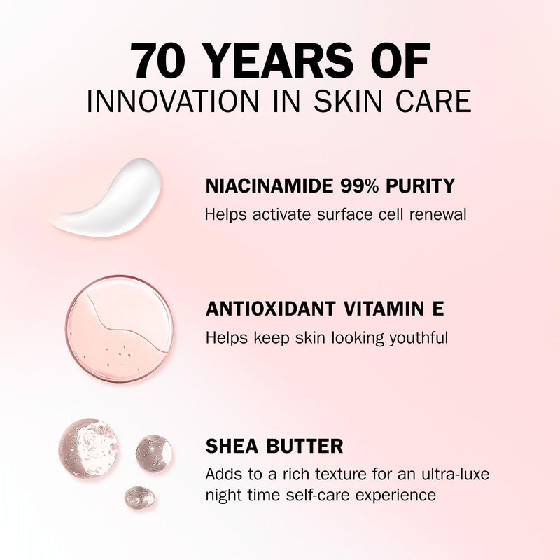 Olay Regenerist Niacinamide Night Cream Face Moisturiser, Skincare with Antioxidant Vitamin E and Shea Butter, Anti Ageing Skin Care: Renew, Age Defy and Hydrate, 50ml