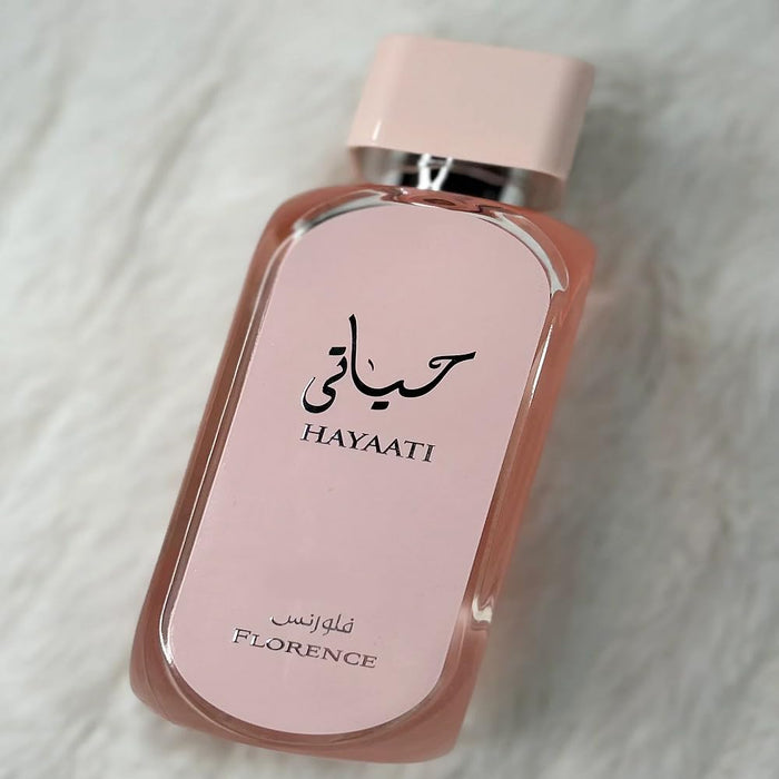 Hayaati Florence Perfume For Women - Arabian UAE Luxury Fragrance - Citrus, Sweet, Floral Scent - Eau De Parfume 100ml