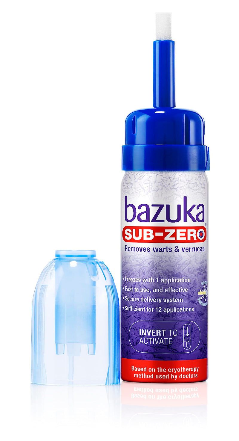 Bazuka Sub-Zero. Freezing Device for Removal of Warts and Verrucas, 50ml (Packaging may vary)