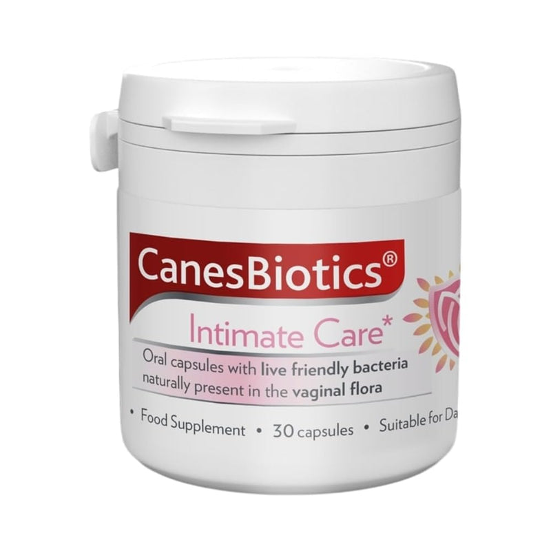 CanesBiotics Vaginal Flora Probiotic Capsules, Vitamin B2, 30 Count