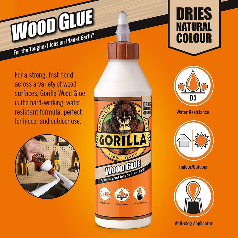 Gorilla Wood Glue 236ml (6 Pack)