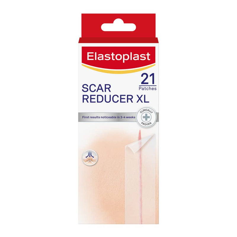 Elastoplast Scar Reducer Plasters (21 Plasters), Quick and Convenient Scar Cover Up Treatment, Scar Sheets to Reduce Visibility of Scars, Scar Plaster Pack for Quick Results, Strong Adhesion Tape