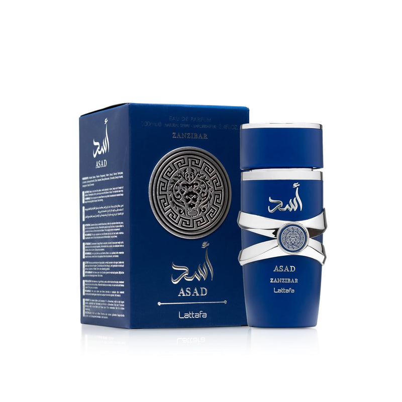 Asad Zanzibar by Lattafa for Men - 3.4 oz EDP Spray