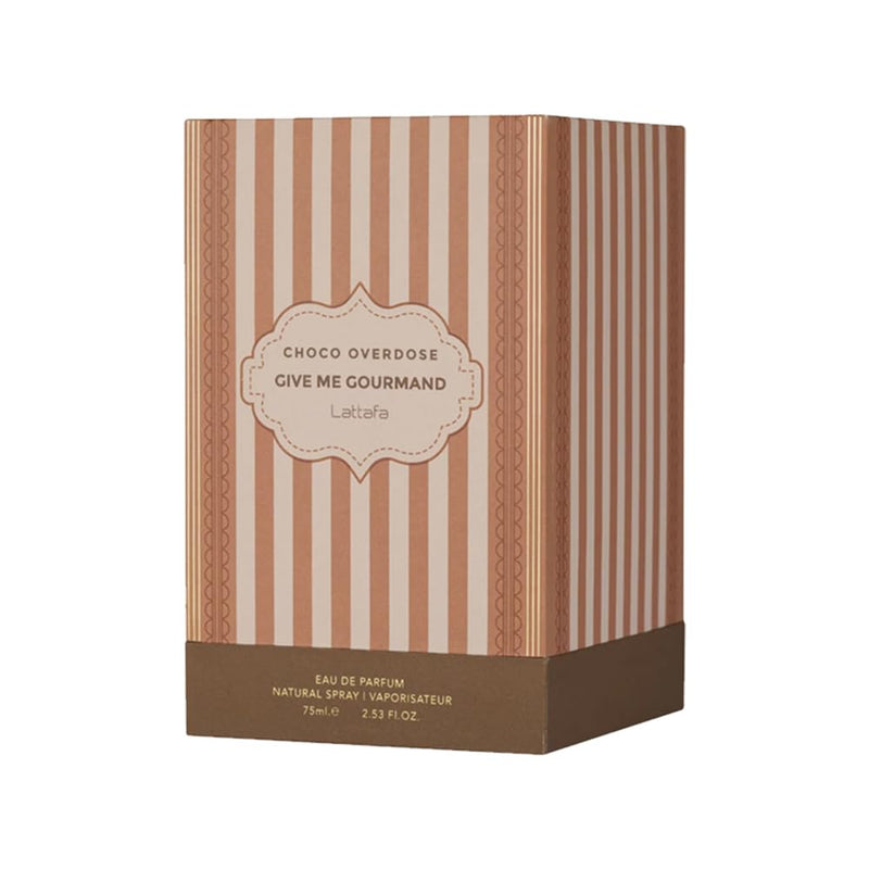 Choco Overdose 75ml Eau De Parfum by Lattafa For Women and Men - Unisex Perfume with Dark Chocolate, Cocoa, Vanilla & Caramel