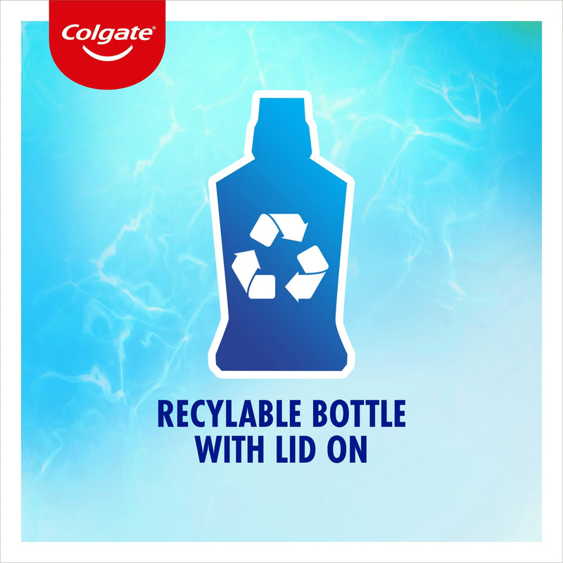 Colgate Plax Cool Mint Mouthwash 500ml, Alcohol Free