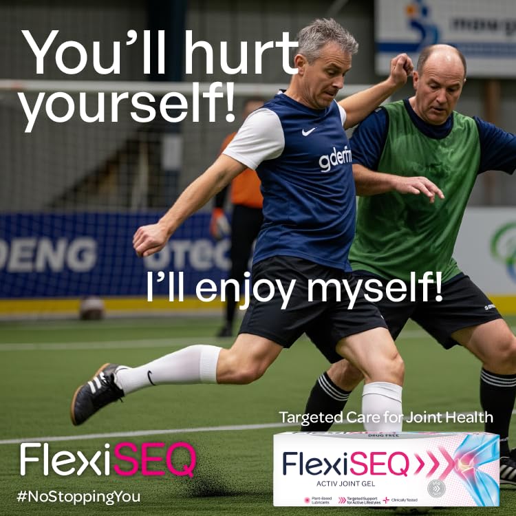 FlexiSEQ Gel, 50g, Drug-Free, for Joint Wear & Tear, Pain Relief Gel, (Packaging May Vary)