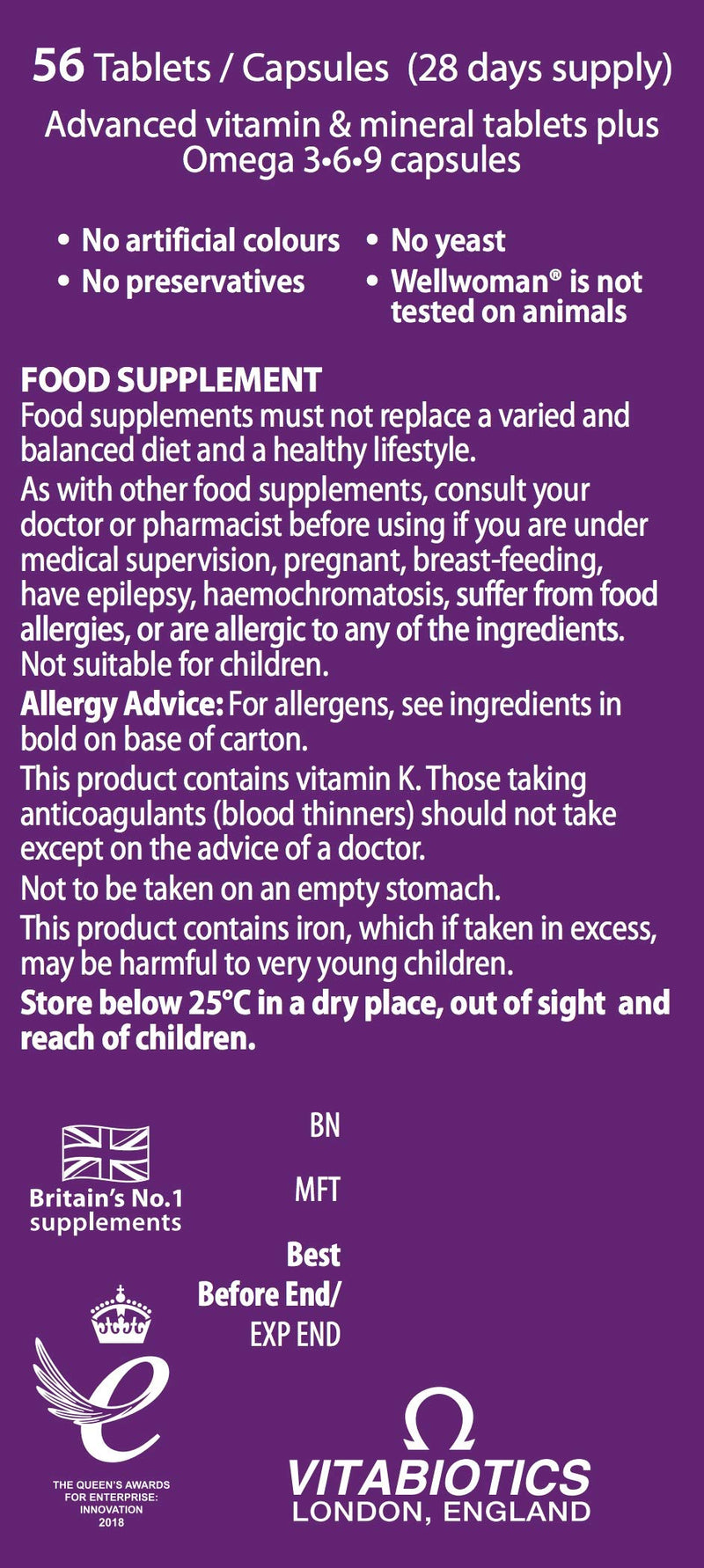 Wellwoman Max, Beauty Supplements