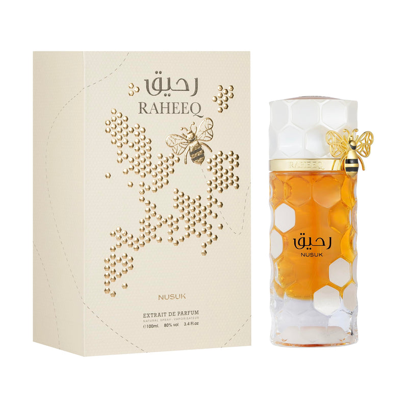 Nusuk Raheeq Eau De Parfum for Men & Women – Long Lasting Arabian Luxury Scent – 100ml