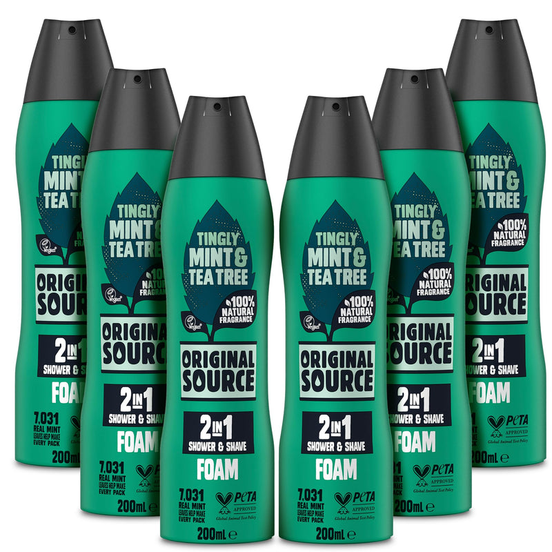Original Source Lemon & Tea Tree 2 in 1 Shower and Shave Foam