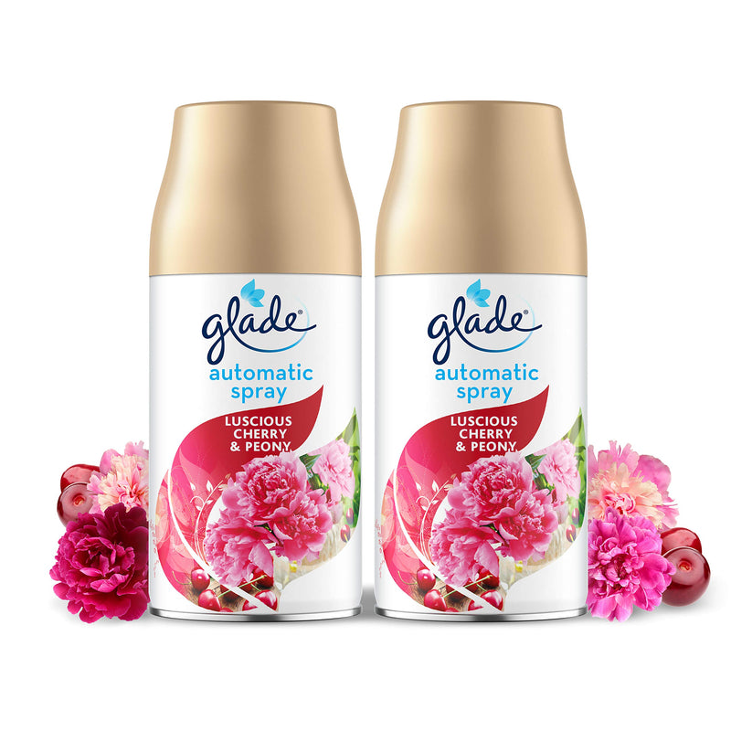Glade Automatic Spray Twin Refill Cherry & Peony Air Freshener 2x269ml
