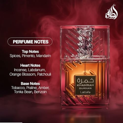 Khamrah Dukhan EDP Perfume By Lattafa 100ml- Unisex Perfume - Smoky Spicy Pimento