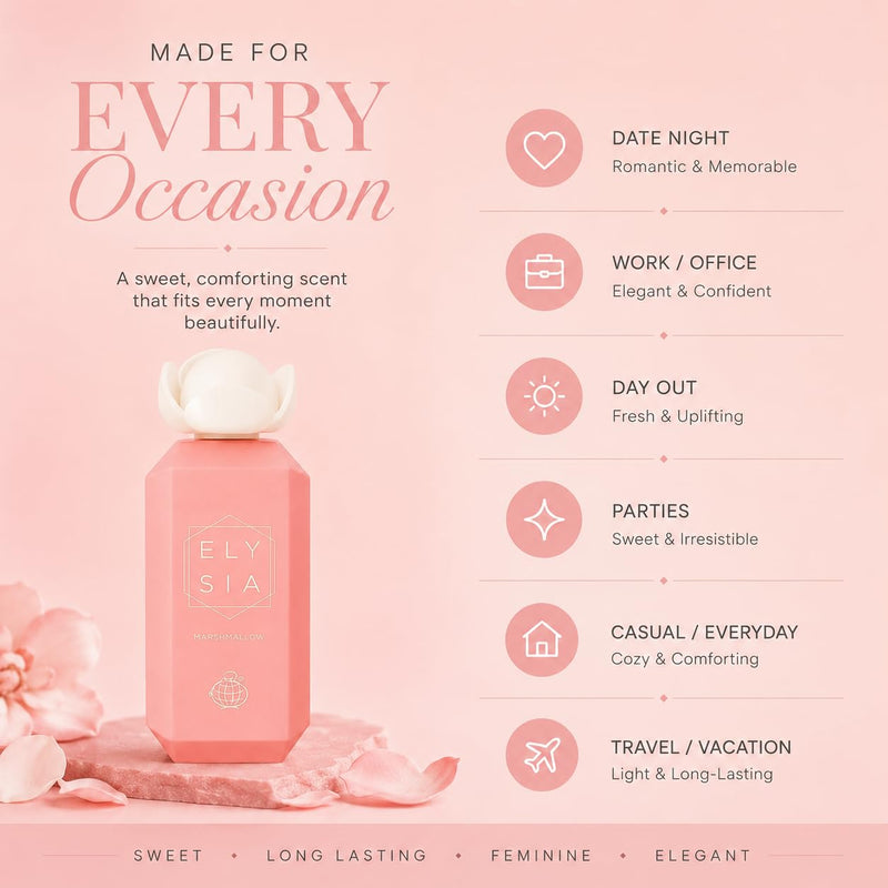Elysia Marshmallow EDP Unisex 3.4 Fl Oz