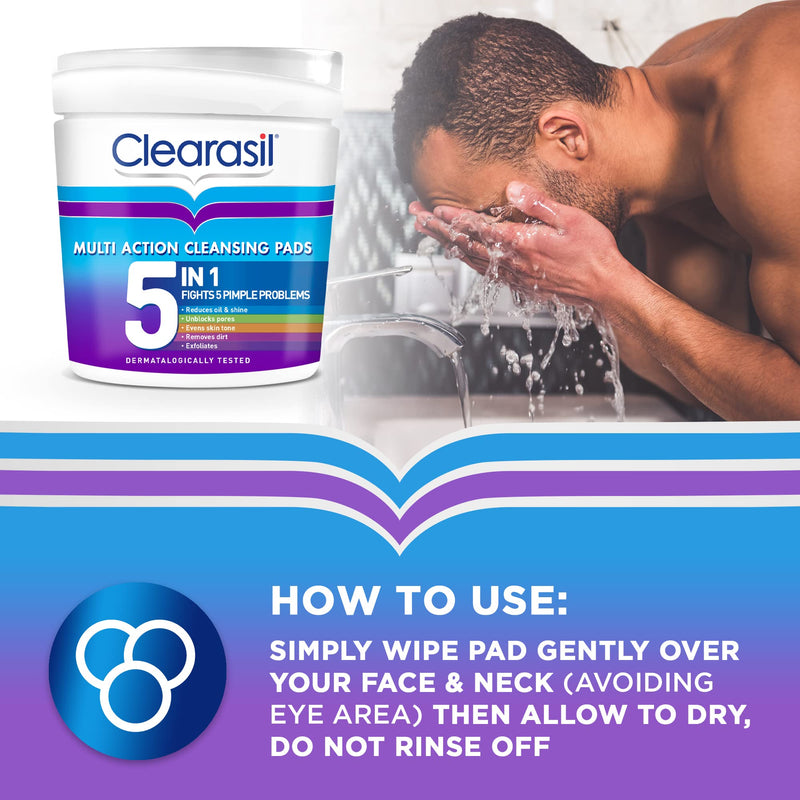 Clearasil 5-in-1 Ultra Cleansing Pads