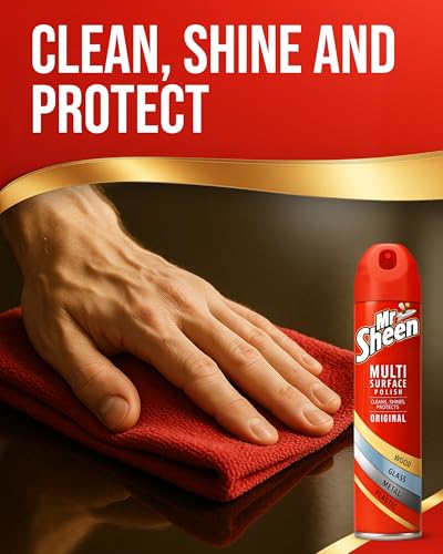 Mr Sheen (ORIGINAL) -Multi-Surface Polish- Aerosol, 250ml (PACK OF 6)
