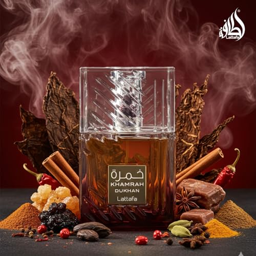 Khamrah Dukhan EDP Perfume By Lattafa 100ml- Unisex Perfume - Smoky Spicy Pimento
