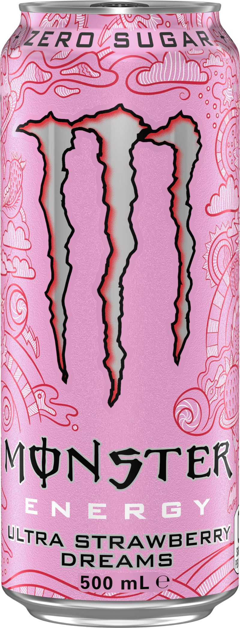 Monster Energy Drink Ultra Strawberry Dreams 24 x 500ml