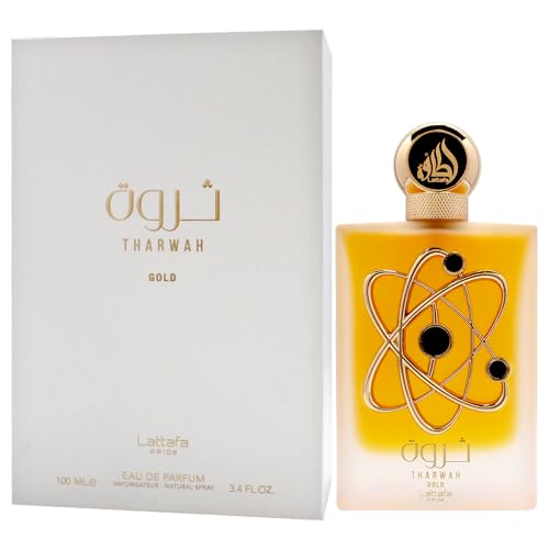 Lattafa Tharwah Gold for Unisex Eau de Parfum Spray