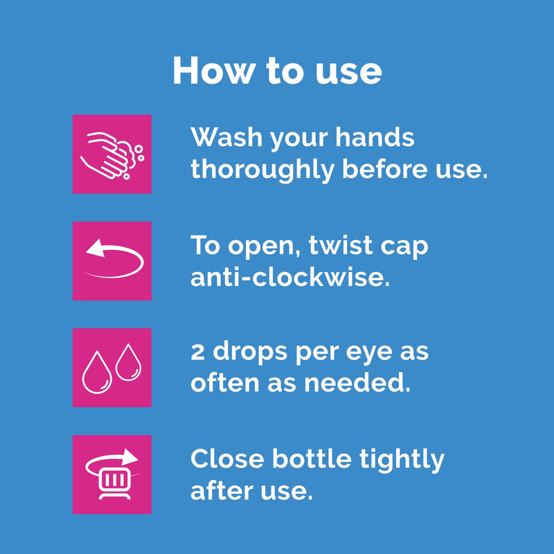 Optrex 10 ml Moisturising Eye Drops: Contact Lens Safe, Relieves Irritation, Soothes Inflammation, Hydrates, Provides Comfort for Dry and Sensitive Eyes