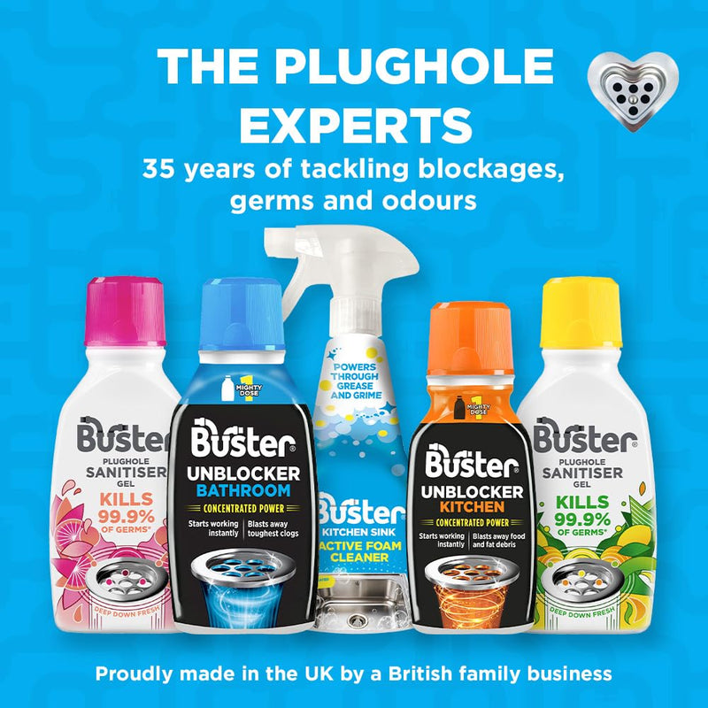 Buster Kitchen Plughole Unblocker, 200g, Kitchen Drains