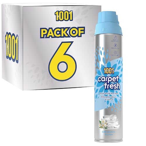 1001 Carpet Fresh for Pet Odour • Thai Orchid & Passionfruit 300ml • Pet Odour Remover Foam • Carpet Rug & Upholstery Freshener • Quick Drying Fine Foam • No Need to Hoover • WoolSafe Approved