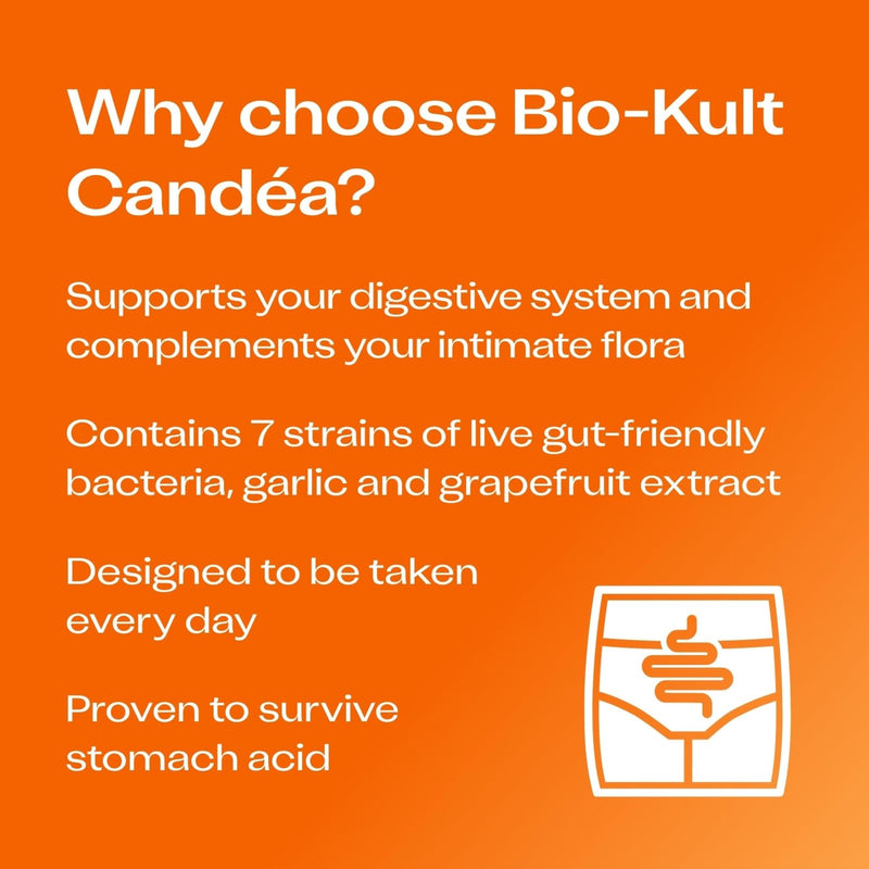 Bio-Kult Candéa Live Bacterial Formulation with Garlic and Grapefruit Extract - 60 Capsules