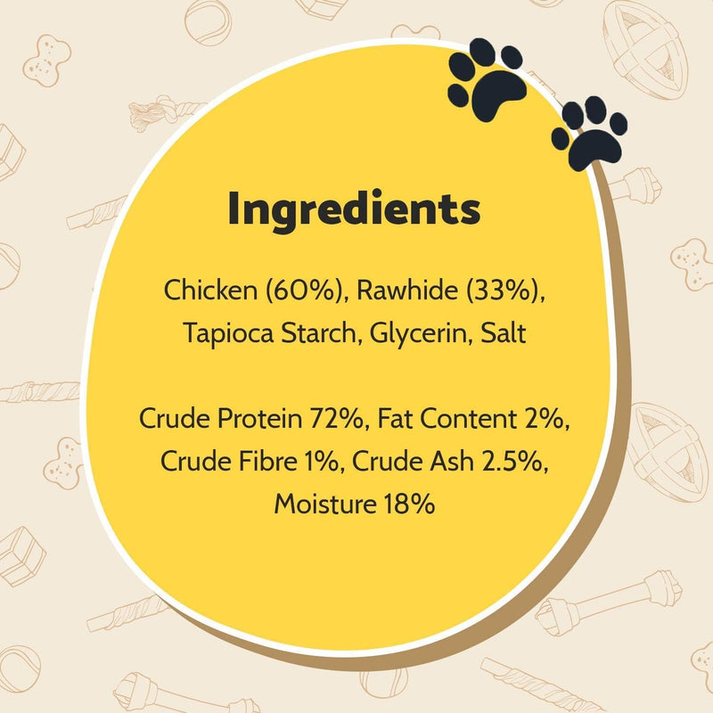 Good Boy - Chewy Twists With Chicken - Made With 100% Natural Chicken Breast Meat - 320 Grams - Gluten Free Dog Treats (Case of 5)