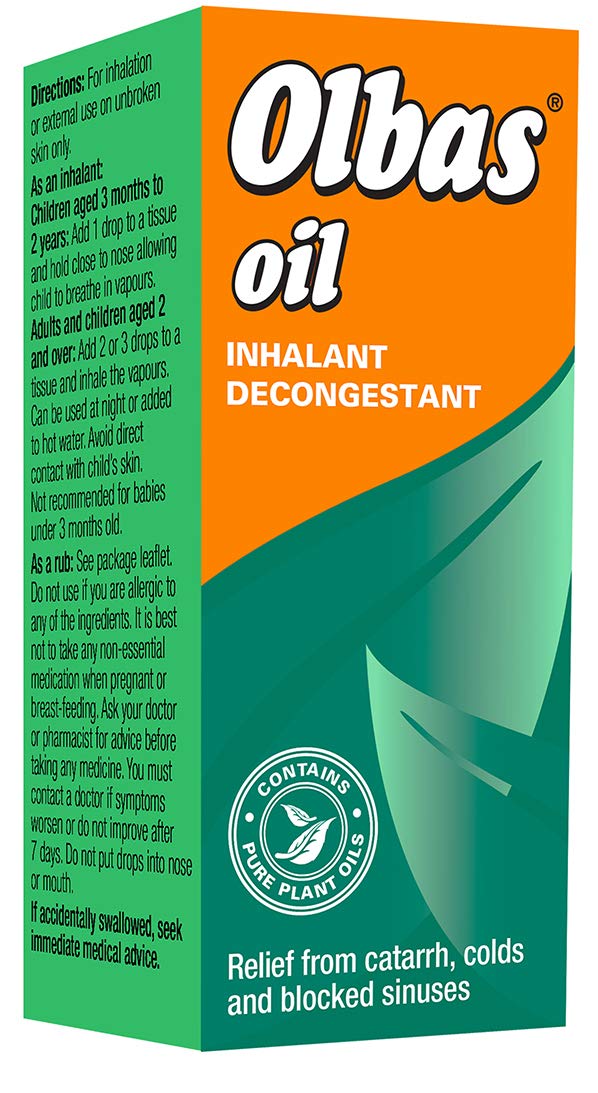 Olbas Oil Inhalant Decongestant, 12ml