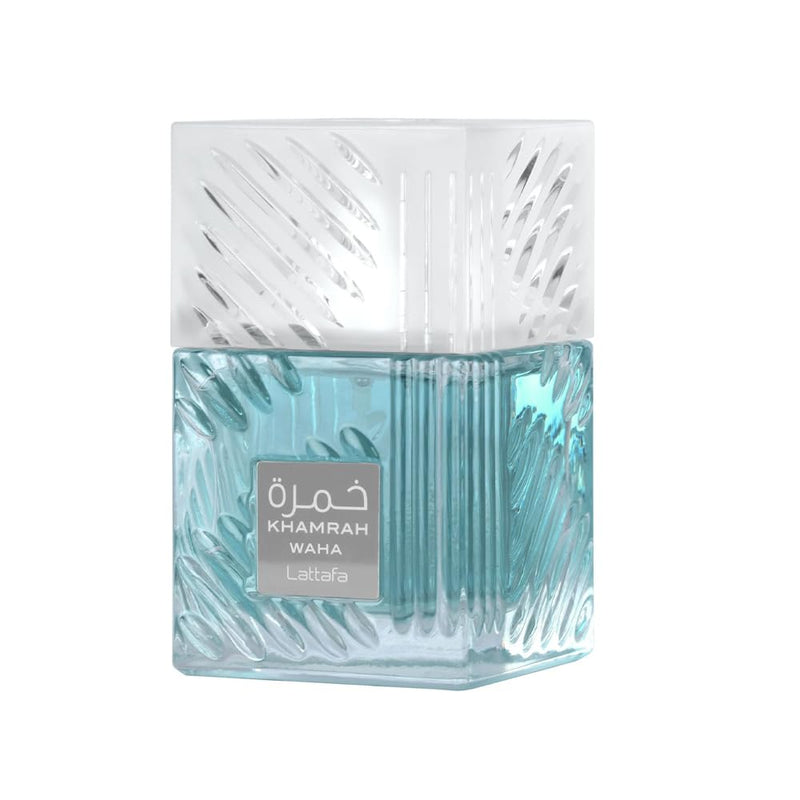 Lattafa Khamrah Waha Unisex EDP 100ml - Fresh Yuzu Cucumber Sea Salt Accord