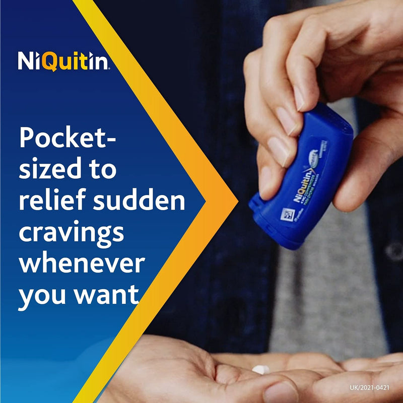 NiQuitin Mini Mint Lozenges – 4 mg, 100 Minis – Stop Smoking Aid