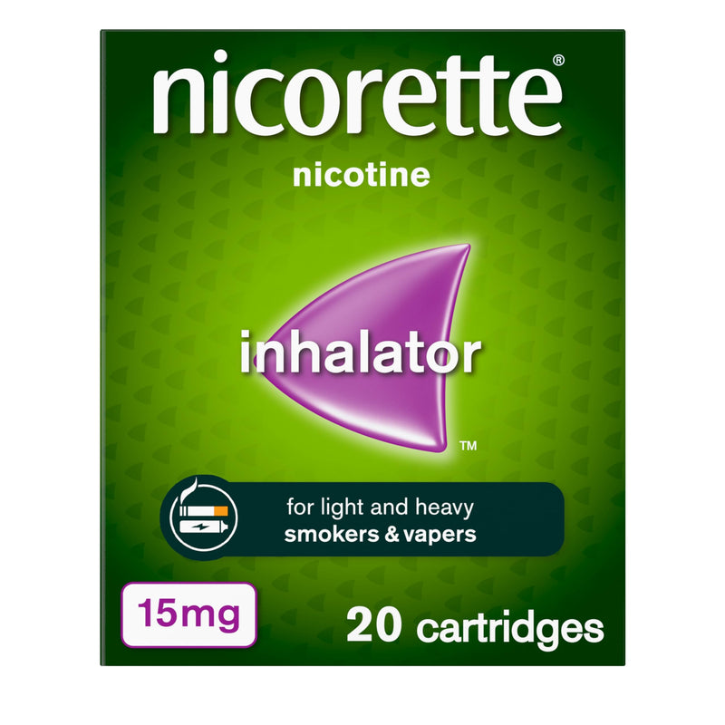 Nicorette Inhalator 15mg - 20 Cartidges