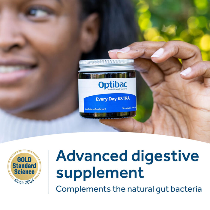 OptiBac for Every Day Extra Strength | Daily 20 Billion Live Bacteria Supplement | Lactobacillus Acidophilus NCFM Multi Strain Formula