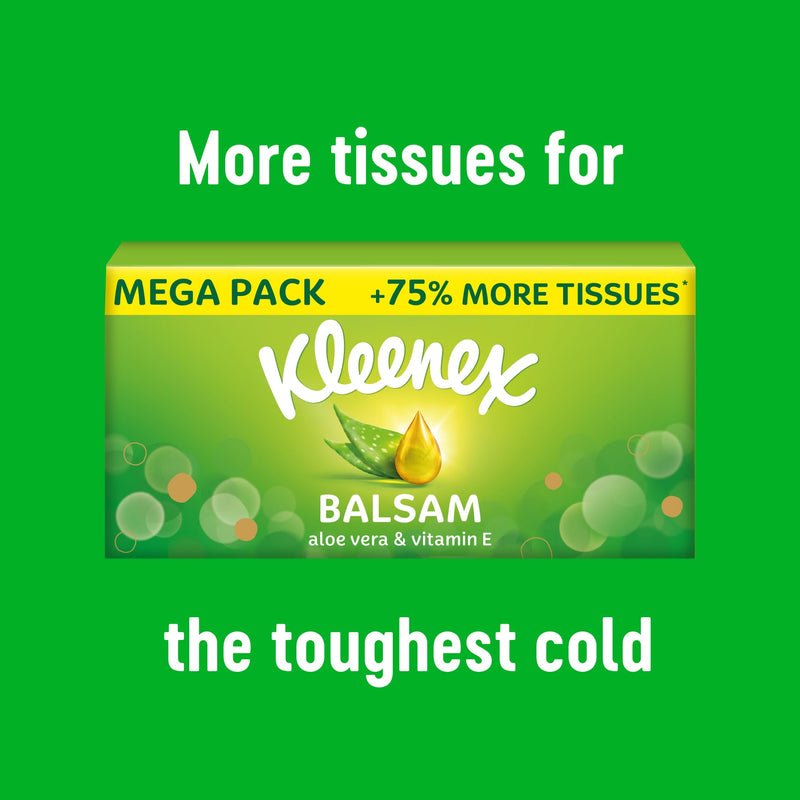 Kleenex® Balsam Facial Tissues - Multipack 16 Tissue Boxes